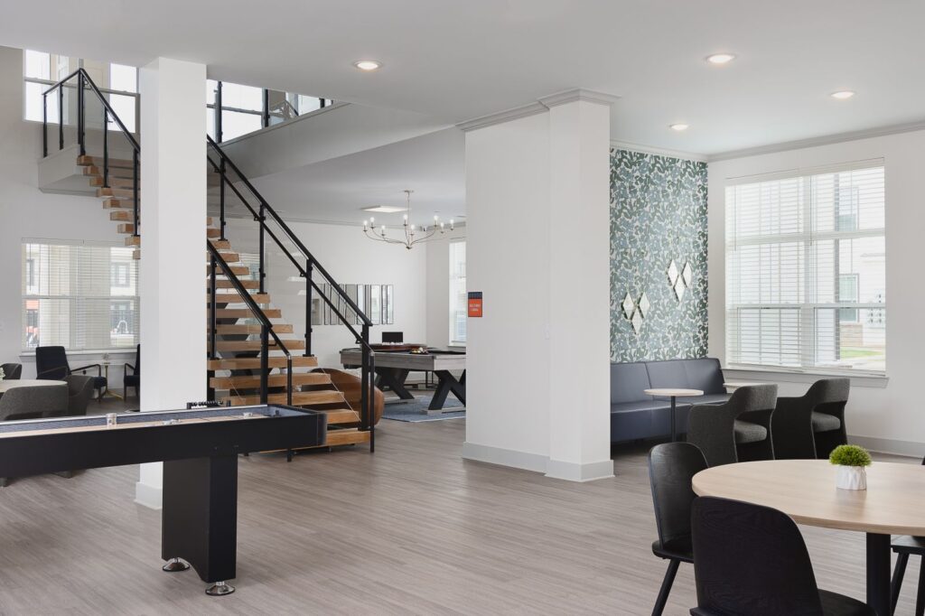 Interior of the Belltower Apartments