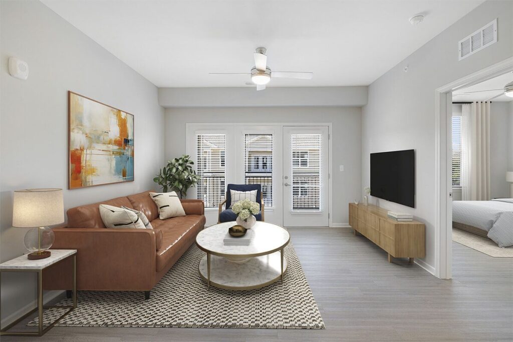 Livingroom at The Belltower Apartments